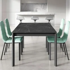Cancio Lotus Table contemporaine extensible en céramique* Table De Salle à Manger