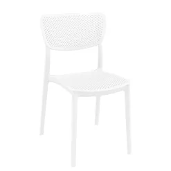 Lucy Chaise de jardin en polypropylène micro perforé* Chaise De Jardin