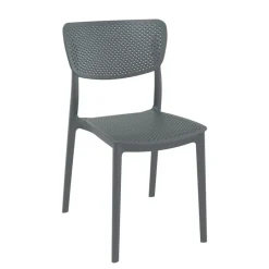 Lucy Chaise de jardin en polypropylène micro perforé* Chaise De Jardin