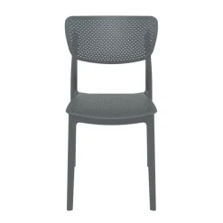 Lucy Chaise de jardin en polypropylène micro perforé* Chaise De Jardin