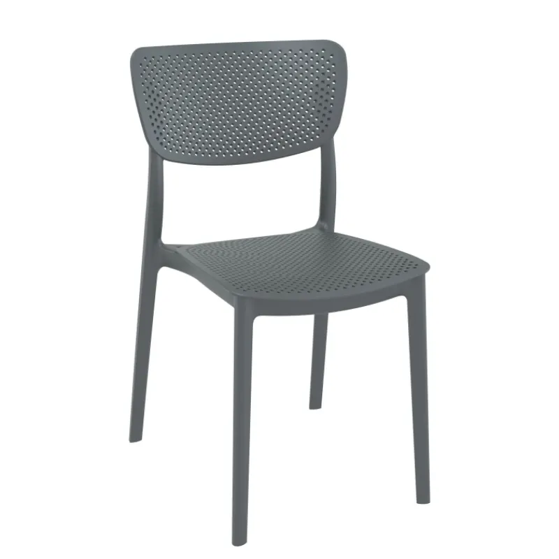 Lucy Chaise moderne en polypropylène micro perforé* Chaise De Cuisine|Chaise De Salle à Manger
