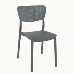 Lucy Chaise moderne en polypropylène micro perforé* Chaise De Cuisine|Chaise De Salle à Manger