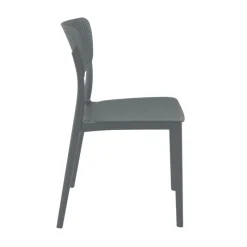 Lucy Chaise moderne en polypropylène micro perforé* Chaise De Cuisine|Chaise De Salle à Manger