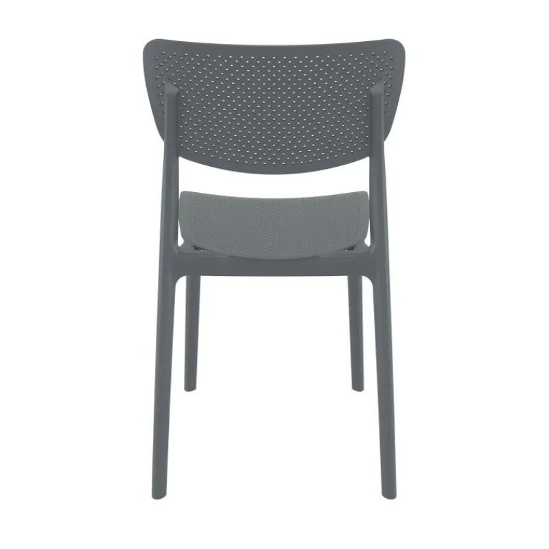 Lucy Chaise moderne en polypropylène micro perforé* Chaise De Cuisine|Chaise De Salle à Manger