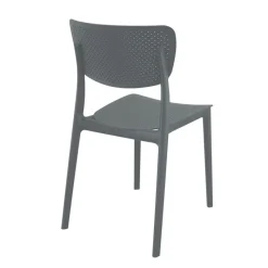 Lucy Chaise moderne en polypropylène micro perforé* Chaise De Cuisine|Chaise De Salle à Manger