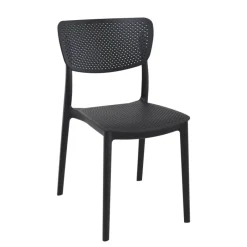 Lucy Chaise moderne en polypropylène micro perforé* Chaise De Cuisine|Chaise De Salle à Manger