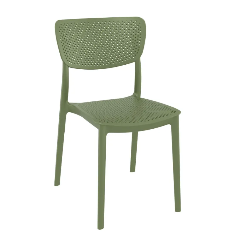 Lucy Chaise moderne en polypropylène micro perforé* Chaise De Cuisine|Chaise De Salle à Manger