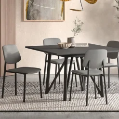 Perfecta Lugano Chaise de séjour en tissu et pieds en métal* Chaise De Salle à Manger
