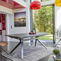 Couture Luna Table extensible de salle à manger design en céramique* Table De Salle à Manger