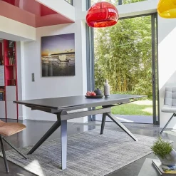Couture Luna Table extensible de salle à manger design en céramique* Table De Salle à Manger
