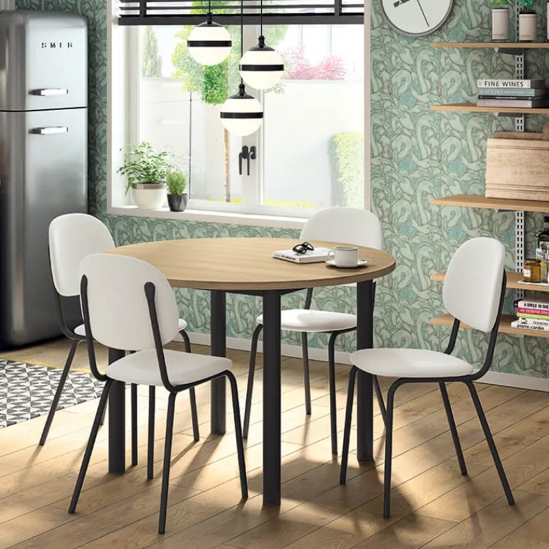 Perfecta Lustra Table de cuisine ronde en stratifié* Table De Cuisine