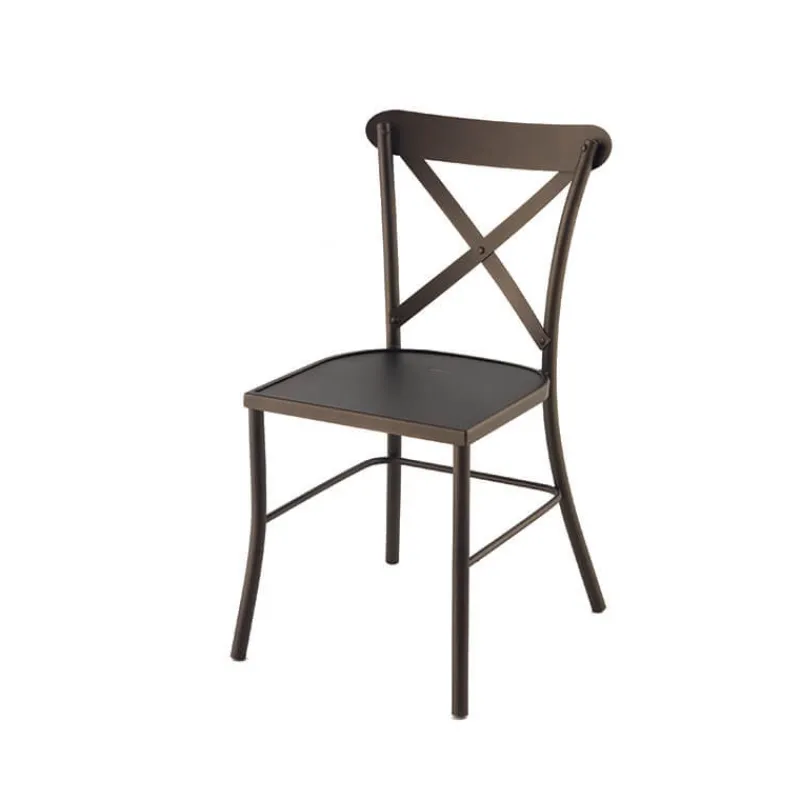 Jayso Manila Chaise de jardin style provençal en acier* Chaise De Jardin