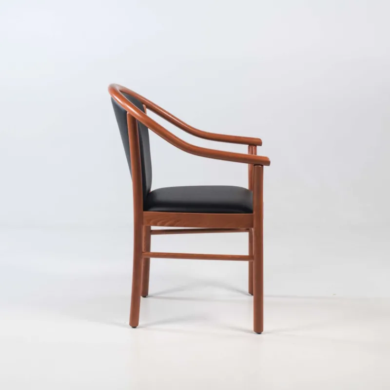 Manuela Fauteuil bridge en bois avec assise et dossier rembourrés* Chaise De Salle à Manger|Fauteuil De Salon