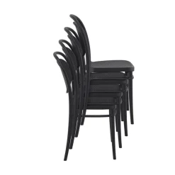 Marcel Chaise de jardin moderne empilable en polypropylène* Chaise De Jardin