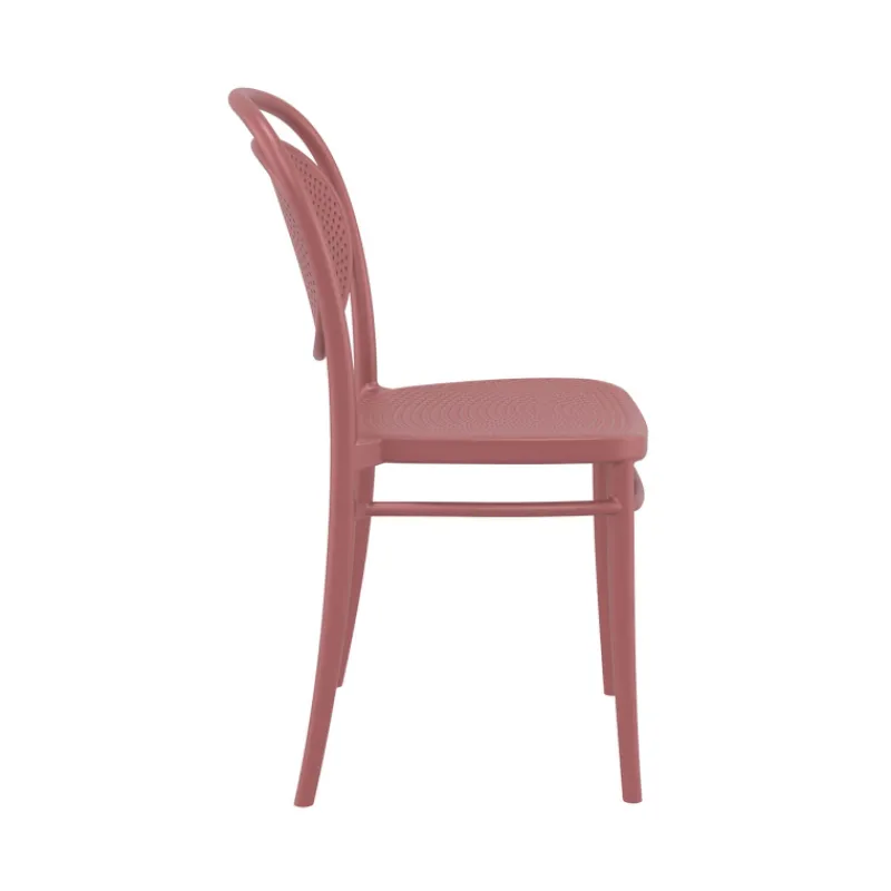Marcel Chaise de jardin moderne empilable en polypropylène* Chaise De Jardin