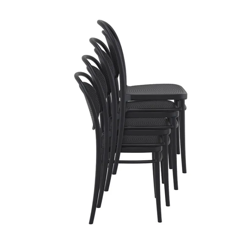 Marcel Chaise moderne empilable en polypropylène* Chaise De Cuisine|Chaise De Salle à Manger