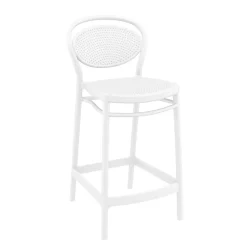 Marcel Tabouret snack moderne en polypropylène* Tabouret Snack (assise +/- 65 Cm)|Tabouret De Bar (assise +/- 80 Cm)