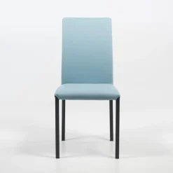 Peressini Marion H Chaise de salle à manger contemporaine en synthétique et métal* Chaise De Cuisine|Chaise De Salle à Manger