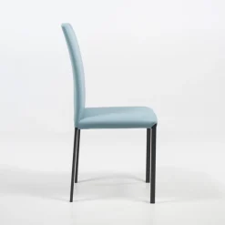 Peressini Marion H Chaise de salle à manger contemporaine en synthétique et métal* Chaise De Cuisine|Chaise De Salle à Manger