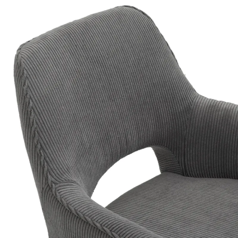 Marius Fauteuil cosy en tissu avec pieds en métal* Chaise De Salle à Manger|Chaise De Bureau
