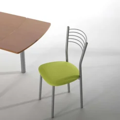 Bailen Marta Chaise de cuisine en métal avec assise rembourrée* Chaise De Cuisine