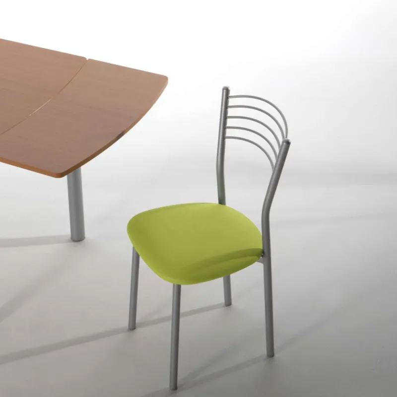 Bailen Marta Chaise de cuisine en métal avec assise rembourrée* Chaise De Cuisine