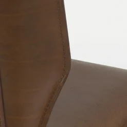 Airnova Maryl Chaise gainée contemporaine en croûte de cuir* Chaise De Salle à Manger