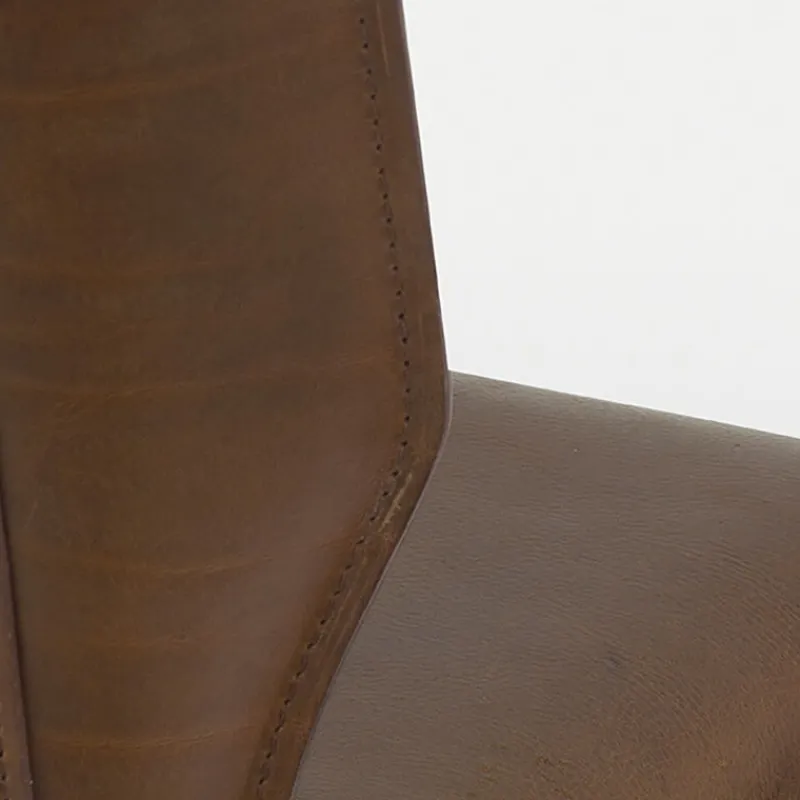 Airnova Maryl Chaise gainée contemporaine en croûte de cuir* Chaise De Salle à Manger