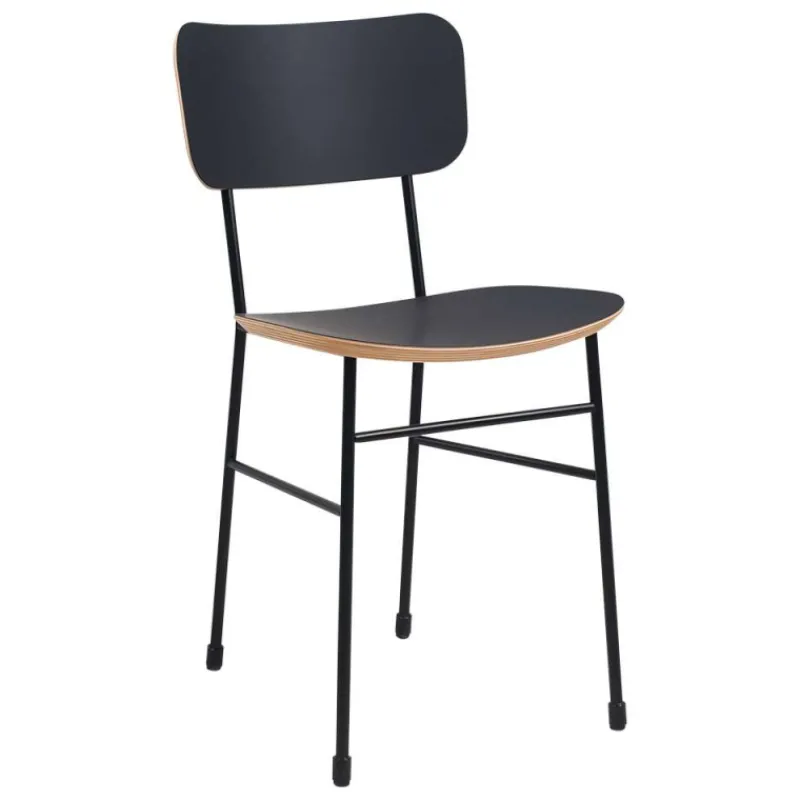 Midj Master S ® Chaise rétro en fénix et métal* Chaise De Salle à Manger