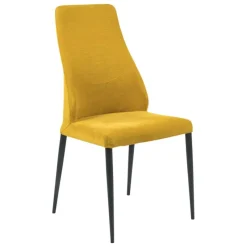 Europea Mathilde Chaise de salle à manger italienne moderne en tissu et métal* Chaise De Salle à Manger
