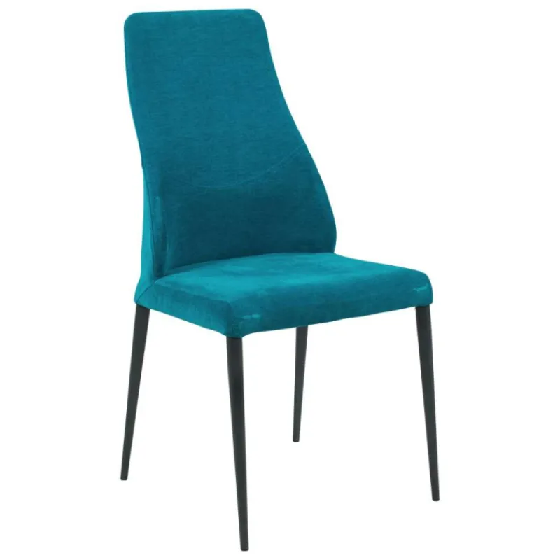 Europea Mathilde Chaise de salle à manger italienne moderne en tissu et métal* Chaise De Salle à Manger