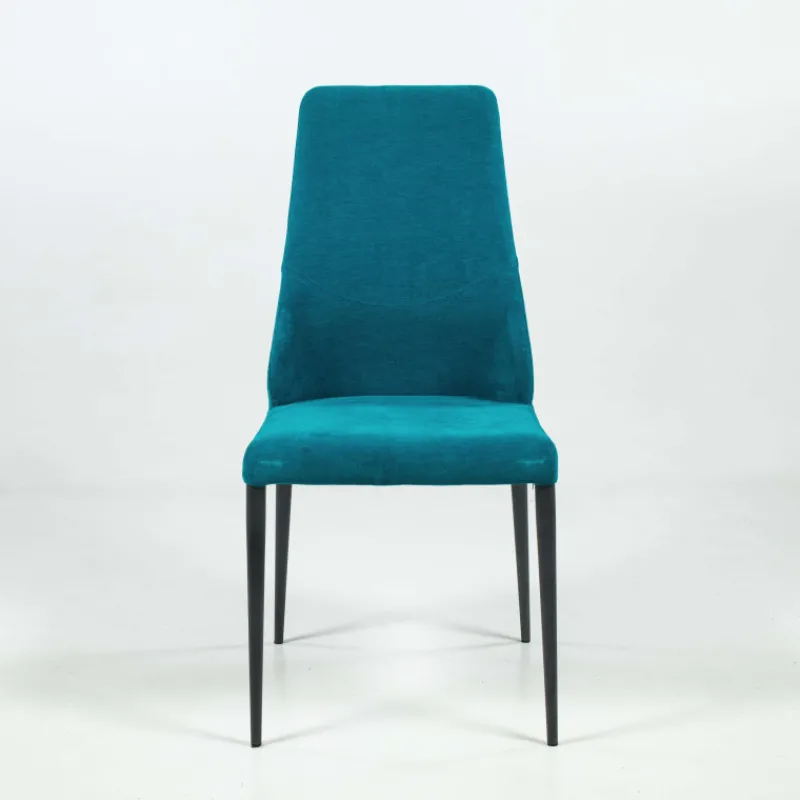 Europea Mathilde Chaise de salle à manger italienne moderne en tissu et métal* Chaise De Salle à Manger