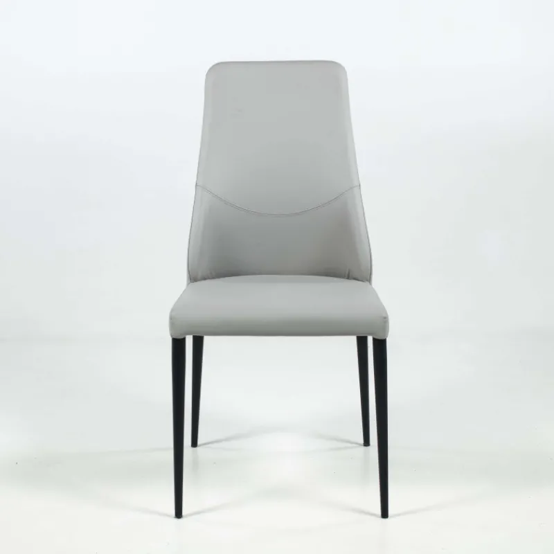 Europea Mathilde Chaise de séjour moderne italienne en synthétique et pieds en métal* Chaise De Cuisine|Chaise De Salle à Manger