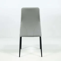 Europea Mathilde Chaise de séjour moderne italienne en synthétique et pieds en métal* Chaise De Cuisine|Chaise De Salle à Manger