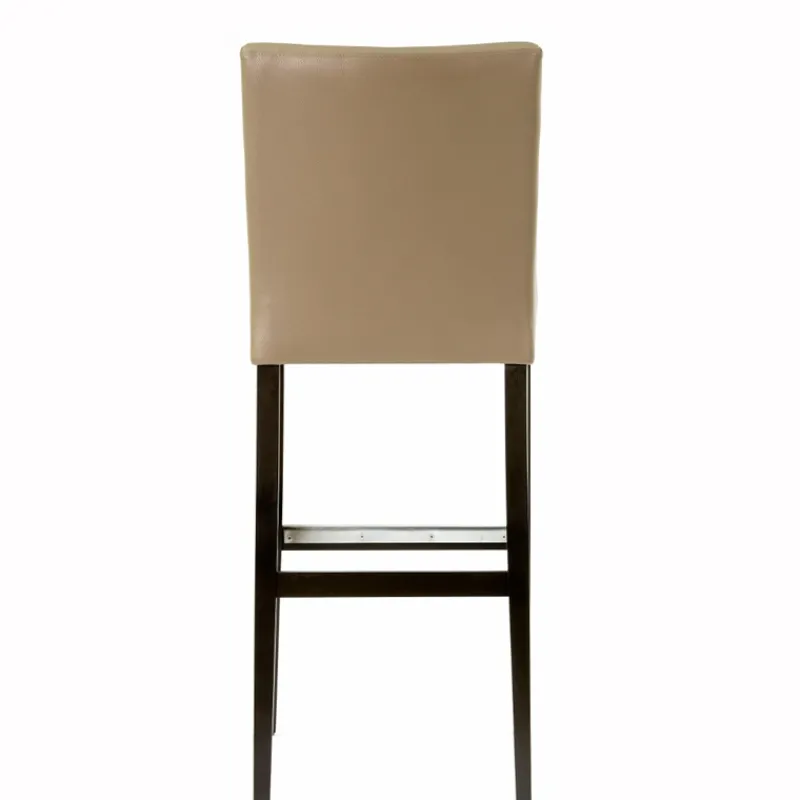 Sessio Matias 2 Tabouret de bar matelassé en bois et synthétique* Tabouret De Bar (assise +/- 80 Cm)
