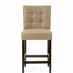 Sessio Matias 2 Tabouret snack en synthétique et bois* Tabouret Snack (assise +/- 65 Cm)|Tabouret De Bar (assise +/- 80 Cm)