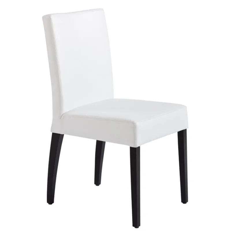 Sessio Matias Chaise contemporaine en synthétique et bois* Chaise De Cuisine|Chaise De Salle à Manger