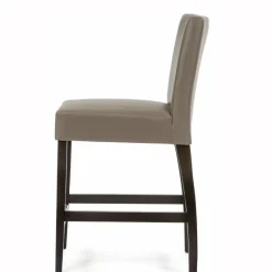 Sessio Matias Tabouret snack en synthétique et bois* Tabouret Snack (assise +/- 65 Cm)|Tabouret De Bar (assise +/- 80 Cm)