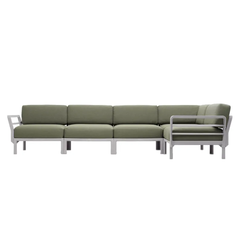 Maximo Canapé de jardin modulable 5 places* Fauteuil De Jardin