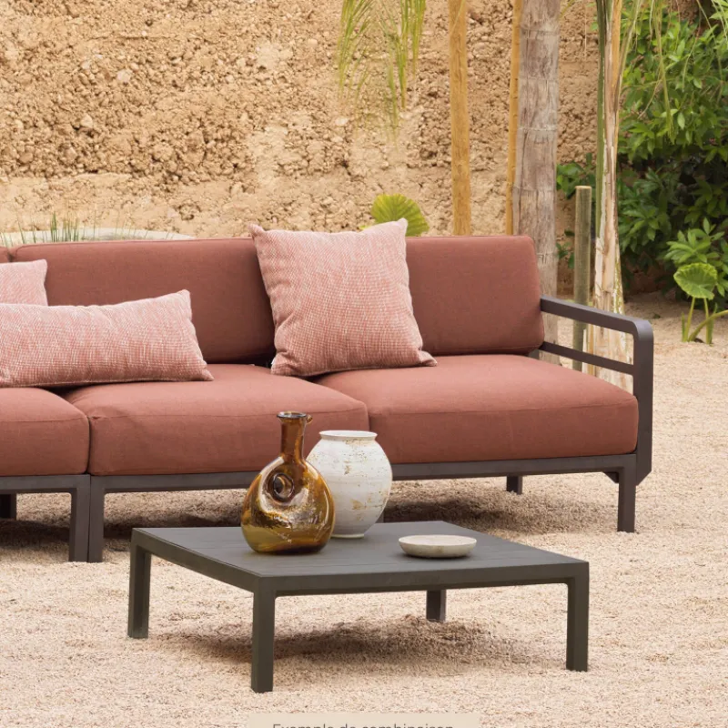 Maximo Canapé de jardin modulable 5 places* Fauteuil De Jardin