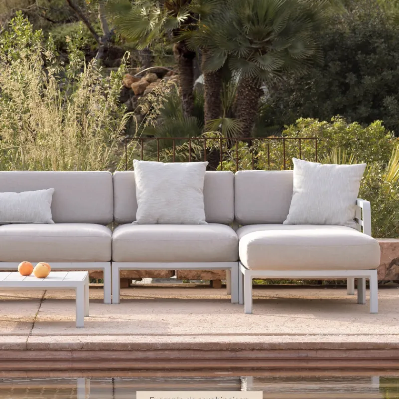 Maximo Pouf de jardin en polypropylène et tissu* Fauteuil De Jardin