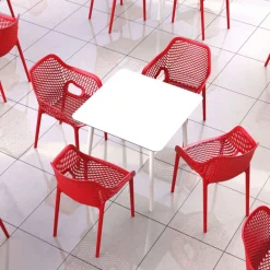 Maya Table carrée en stratifié* Table De Cuisine|Table Pour Petit Espace