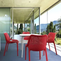 Maya Table carrée en stratifié* Table De Cuisine|Table Pour Petit Espace
