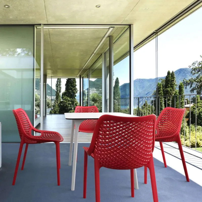Maya Table carrée en stratifié* Table De Cuisine|Table Pour Petit Espace