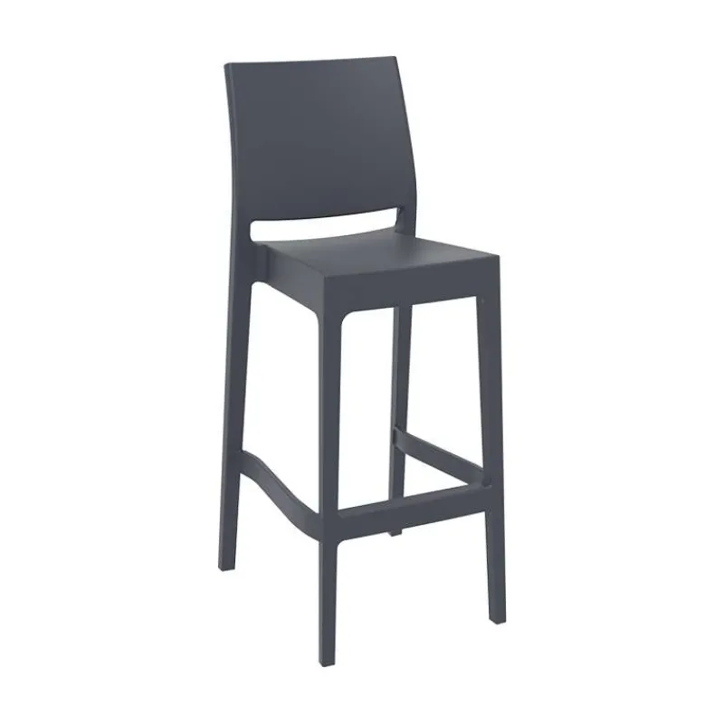 Maya Tabouret de bar empilable en polypropylène* Tabouret De Bar (assise +/- 80 Cm)