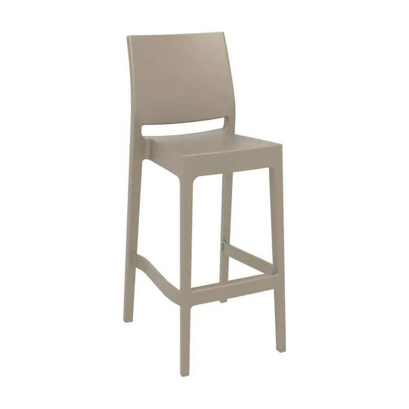 Maya Tabouret de bar empilable en polypropylène* Tabouret De Bar (assise +/- 80 Cm)