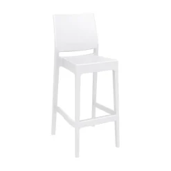 Maya Tabouret de bar empilable en polypropylène* Tabouret De Bar (assise +/- 80 Cm)