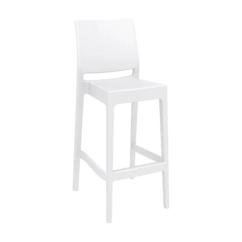 Maya Tabouret de bar empilable en polypropylène* Tabouret De Bar (assise +/- 80 Cm)