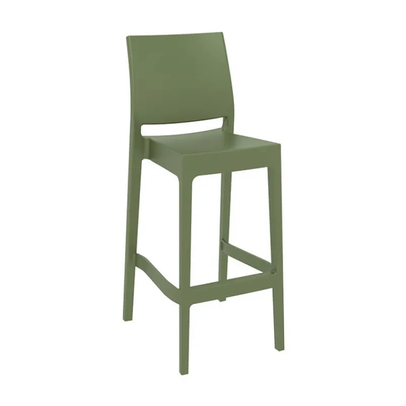 Maya Tabouret de bar empilable en polypropylène* Tabouret De Bar (assise +/- 80 Cm)