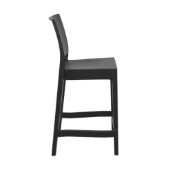 Maya Tabouret snack moderne empilable en polypropylène* Tabouret Snack (assise +/- 65 Cm)|Tabouret De Bar (assise +/- 80 Cm)